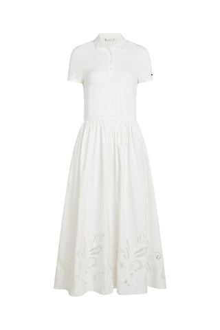 Vestido efecto doble prenda - Blanco