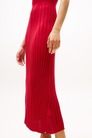 Vestido jersey - Rojo