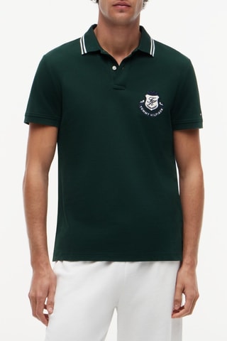 Polo regular fit de algodón orgánico - Verde