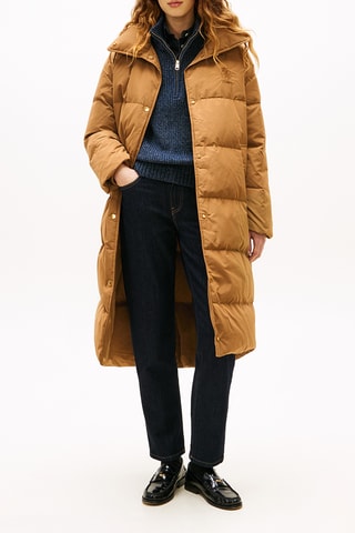 Doudoune longue - Marron clair