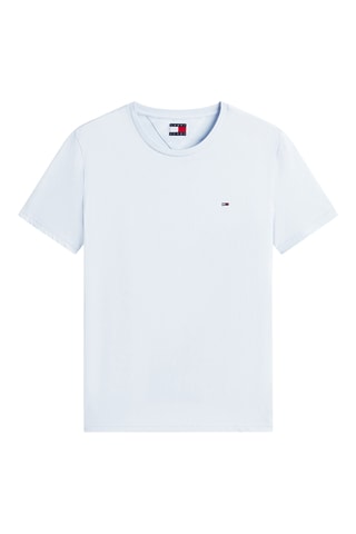 Camiseta regular fit Classic flag - Celeste