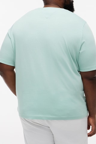 Camiseta regular fit Brand Love - Verde agua