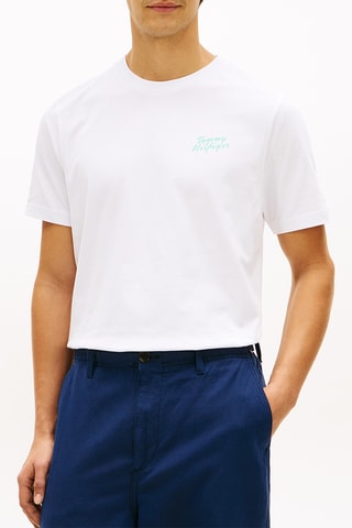 Camiseta regular fit Seasonal Graphic - Blanco