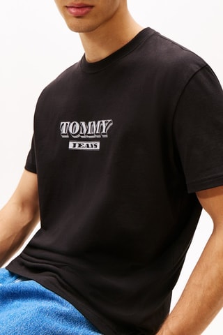 Camiseta regular fit - Negro