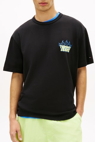 Camiseta relaxed - Negro