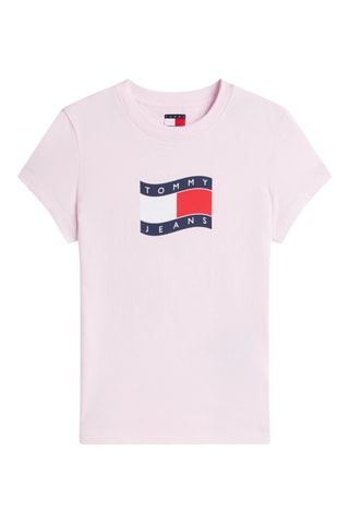 Camiseta slim fit - Rosa empolvado