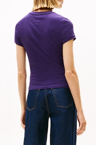 Camiseta slim fit - Violeta