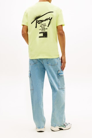 Camiseta regular fit Signature - Verde claro