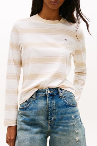 Camiseta regular fit Essentials - Beige