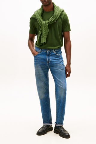 Camiseta regular fit - Verde oscuro