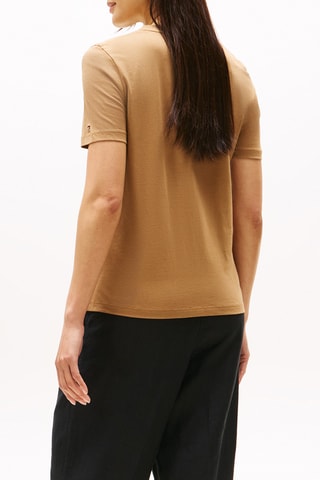 Camiseta regular fit - Marrón claro
