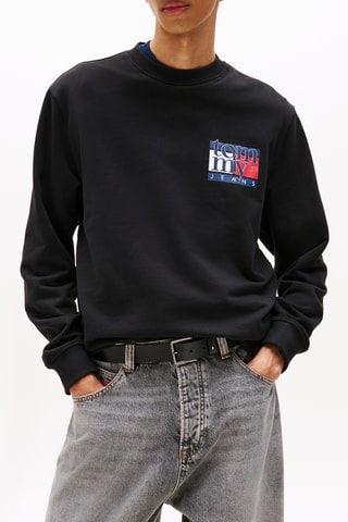 Sudadera regular fit - Negro