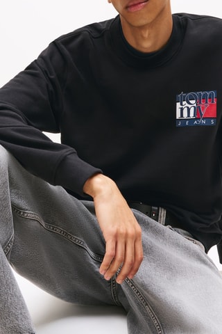 Sudadera regular fit - Negro