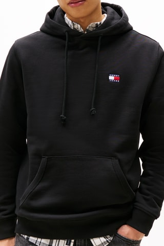 Sudadera con capucha regular fit - Negro