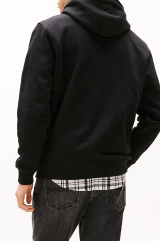 Sudadera con capucha regular fit - Negro