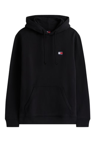 Sudadera con capucha regular fit - Negro