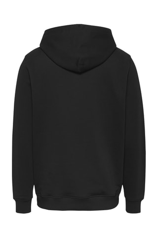 Sudadera con capucha regular fit - Negro