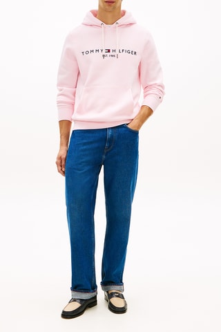 Sudadera con capucha Brand Love Graphic - Rosa empolvado