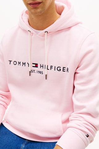 Sudadera con capucha Brand Love Graphic - Rosa empolvado