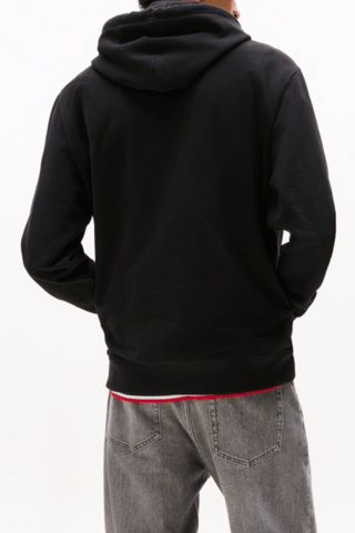 Sudadera con capucha regular fit - Negro
