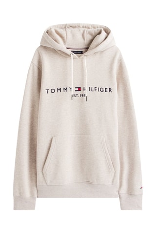 Sudadera con capucha - Beige jaspeado
