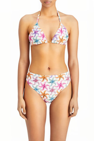 Haut de maillot réversible - Blanc et orange