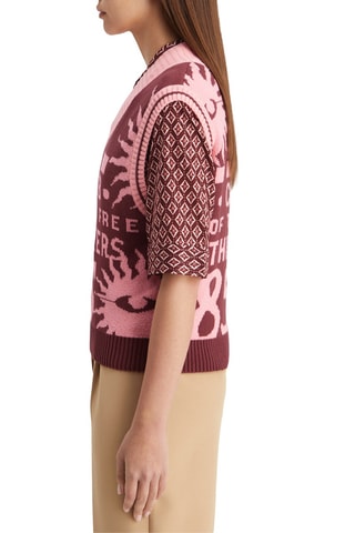 Pull sans manches - Bordeaux
