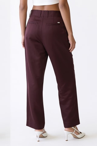 Pantalon droit - Marron