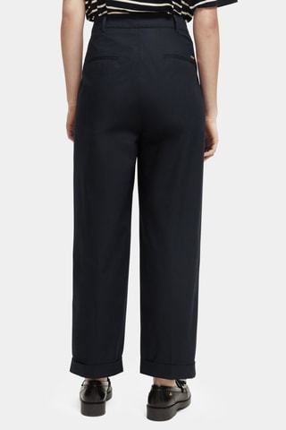 Chino taille haute - Bleu marine