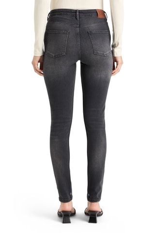 Jean skinny taille haute - Gris