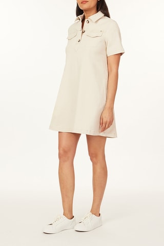 Robe polo - Écru