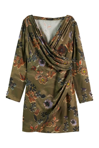 Robe portefeuille - Vert