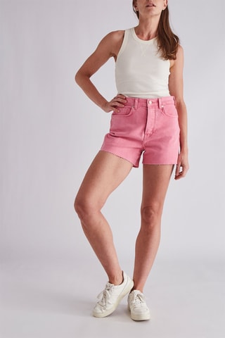Short en jean - Rose
