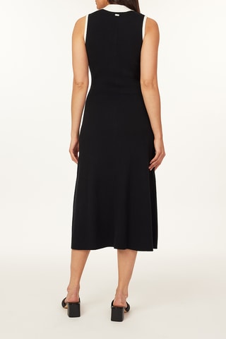 Robe longue - Noir et blanc