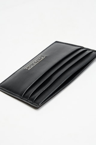 Porte-cartes en cuir New Boston - Noir - Guess