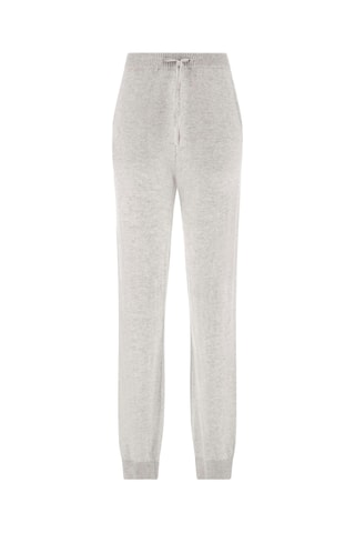 Jogging taille haute - Gris clair chiné