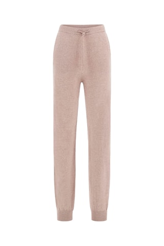 Jogging taille haute - Vieux rose chiné