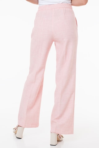 Pantalon taille haute - Rose