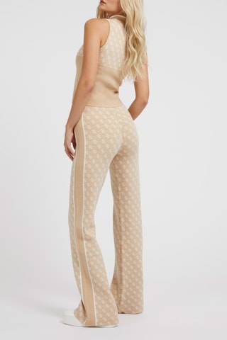 Pantalon flare - Beige