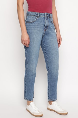 Jean mom - Indigo