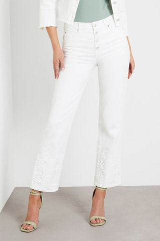Jean droit - Blanc