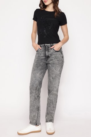 Jean mom - Gris
