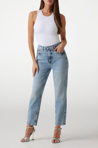 Jean mom - Bleu clair