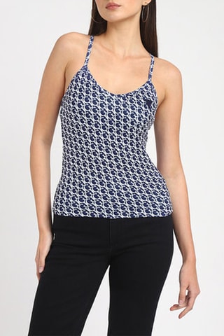 Top - Bleu marine