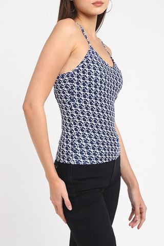 Top - Bleu marine