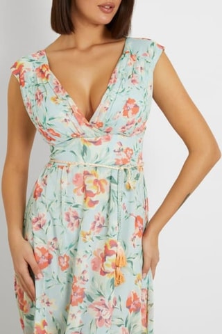Robe longue Gilda - Rose