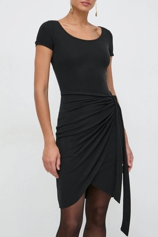 Robe portefeuille - Noir