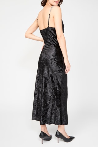 Robe drapée - Noir
