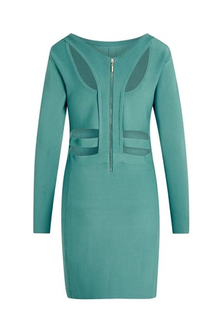 Robe fourreau Aria - Vert