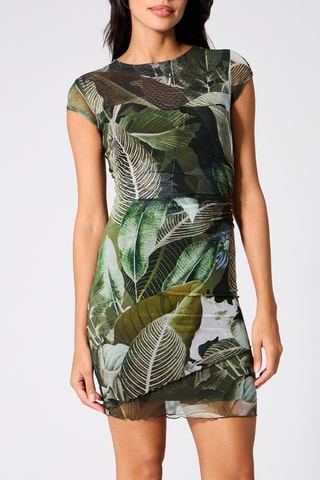 Robe fourreau - Vert foncé